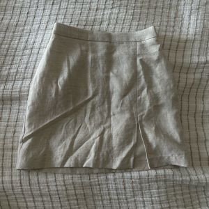 Wilfred layover linen skirt